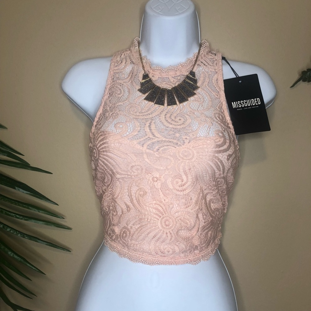 Lace crop top